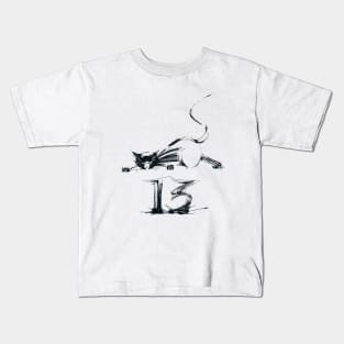 Black Cat Ink Kids T-Shirt